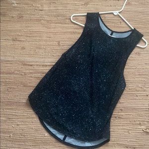 Black lululemon galaxy tank